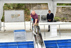   In Kalbadschar wurde der Grundstein für das Mineralwasserwerk Istisu gelegt  