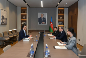   Aserbaidschanischer Außenminister trifft sich mit dem deutschen Wissenschaftler  