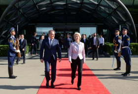   Präsidentin der Europäischen Kommission beendet ihren Besuch in Aserbaidschan  
