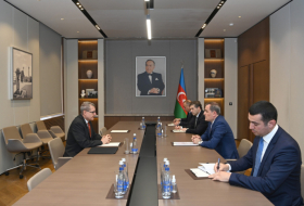   Jeyhun Bayramov empfing den neuen Botschafter Österreichs  