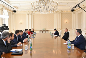   Präsident Ilham Aliyev empfing den Vorsitzenden des Ausschusses für auswärtige Beziehungen des Europäischen Parlaments  