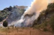  Armenier setzen Wälder in Latschin in Brand  