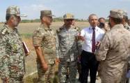   Vertreter der iranischen Streitkräfte besuchen Füzuli und Chodschavend  