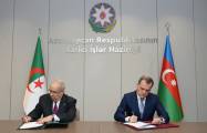   Dokumente wurden zwischen Aserbaidschan und Algerien unterzeichnet  