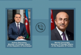   Zwischen Außenministern Aserbaidschans und der Türkei fand ein Telefongespräch statt  