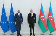  Treffen von Ilham Aliyev mit Charles Michel begann in Prag  - FOTO  