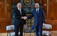     Ilham Aliyev:   „Aserbaidschan unterstützt das Brüsseler Format“  