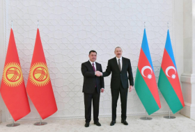   Treffen der Präsidenten von Aserbaidschan und Kirgisistan hat begonnen   - FOTOS    