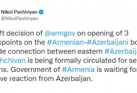  Sensationeller Tweet von Paschinjan:  Armenien gilt als „West-Aserbaidschan“?  