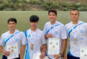   Aserbaidschanische Ruderer haben in Georgien 4 Medaillen gewonnen  