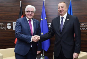   Präsident Aserbaidschans gratulierte seinem deutschen Amtskollegen  