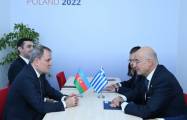   Aserbaidschanischer Außenminister informiert seinen griechischen Amtskollegen über Nachkriegszeit  