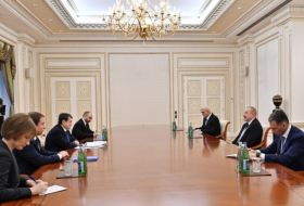   Präsident Ilham Aliyev empfängt Berater des Präsidenten von Russland  