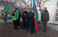   Friedlicher Protest von Öko-Aktivisten auf der Latschin-Chankendi-Straße geht weiter  