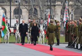   In Budapest fand die offizielle Begrüßungszeremonie des aserbaidschanischen Präsidenten Ilham Aliyev statt   - FOTOS    