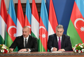   Dokumente Aserbaidschan-Ungarn wurden in Budapest unterzeichnet   - FOTOS    
