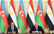  Von den Staats- und Regierungschefs von Aserbaidschan und Ägypten diskutierten Themen wurden bekannt gegeben 
