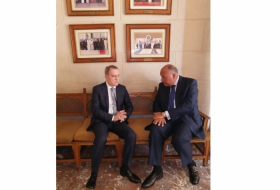   Aserbaidschanischer Außenminister trifft seinen ägyptischen Amtskollegen  