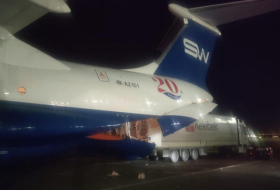   Nächste humanitäre Hilfe per Flugzeug aus Aserbaidschan hat die Türkei erreicht  