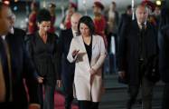   Deutsche Außenministerin ist zu Besuch in Georgien  
