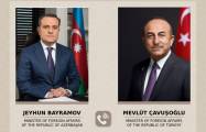   Außenminister Aserbaidschans und der Türkei erörterten die Lage in der Region  