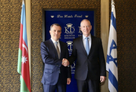   Jeyhun Bayramov diskutierte die Ausweitung der Beziehungen mit dem israelischen Verteidigungsminister   -FOTO    