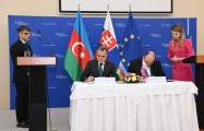   Aserbaidschan und die Slowakei unterzeichnen Abkommen zur Vermeidung der Doppelbesteuerung  