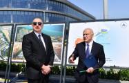   Präsident Ilham Aliyev nahm an der Eröffnungszeremonie der ersten Phase der Freihandelszone Alat teil   -FOTOS    