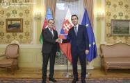   Jeyhun Bayramov traf sich mit dem slowakischen Premierminister  