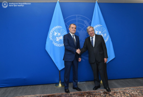  Aserbaidschanischer Außenminister und UN-Generalsekretär treffen sich in New York  