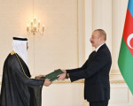  Ilham Aliyev nahm das Beglaubigungsschreiben des neu ernannten Botschafters von Saudi-Arabien - FOTOS