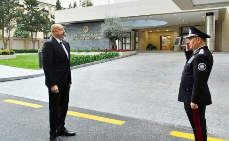   Präsident Ilham Aliyev nahm an der Eröffnung des neuen Verwaltungsgebäudes des Staatssicherheitsdienstes teil  