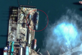   Satellitenfotos zeigen versenktes Kriegsschiff  