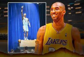   Denkmal für den legendären Basketballspieler, der bei einem Hubschrauberunfall ums Leben kam, wurde eröffnet  