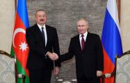   Präsident Ilham Aliyev gratuliert Putin zum Sieg bei der russischen Präsidentschaftswahl  