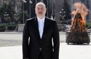     Präsident Aliyev:   Es ist das vierte Mal, dass ich in den befreiten Gebieten von Karabach ein Feiertagsfeuer entzünde  