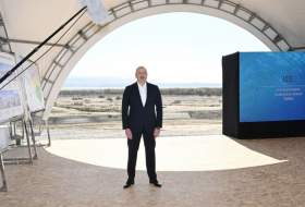     Ilham Aliyev:   Die effiziente Nutzung der Wasserressourcen ist unsere Hauptaufgabe  