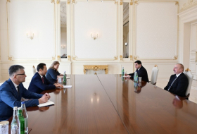   Ilham Aliyev empfängt Generalsekretär  