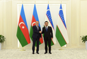   Jeyhun Bayramov besprach eine Reihe von Themen mit dem Außenminister Usbekistans  