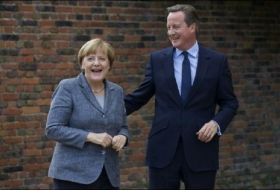 Merkel von Cameron auf Landsitz Chequers empfangen