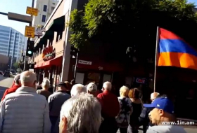 Protest gegen Sargsyan in Los Angeles: 