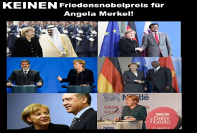 Keinen Friedensnobelpreis für Angela Merkel!