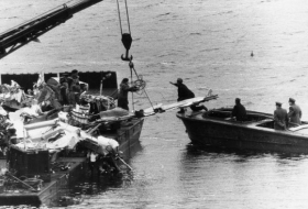 Sowjetischer Superjet stürzte über West-Berlin ab