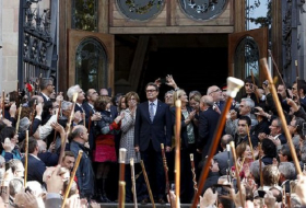 Triumphzug für katalanischen Separatistenführer