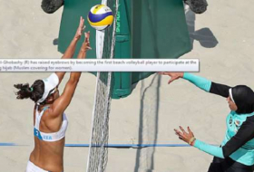 Rio: Beachvolleyballerin mit Hijab zieht weltweite Aufmerksamkeit auf sich