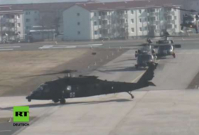 US-Hubschrauber Black Hawk und Chinook landen in Bayern „für dauerhaften Frieden und Stabilität“