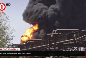 Starke Explosion in Armenien - Fabrik brennt(LIVE)