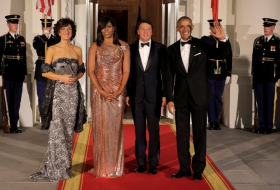 Michelle Obama beim letzten Staatsdinner: Bellissima!