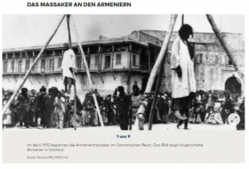 Bild mit hingerichteten Armeniern